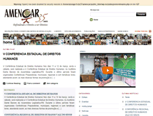 Tablet Screenshot of amencar.org.br